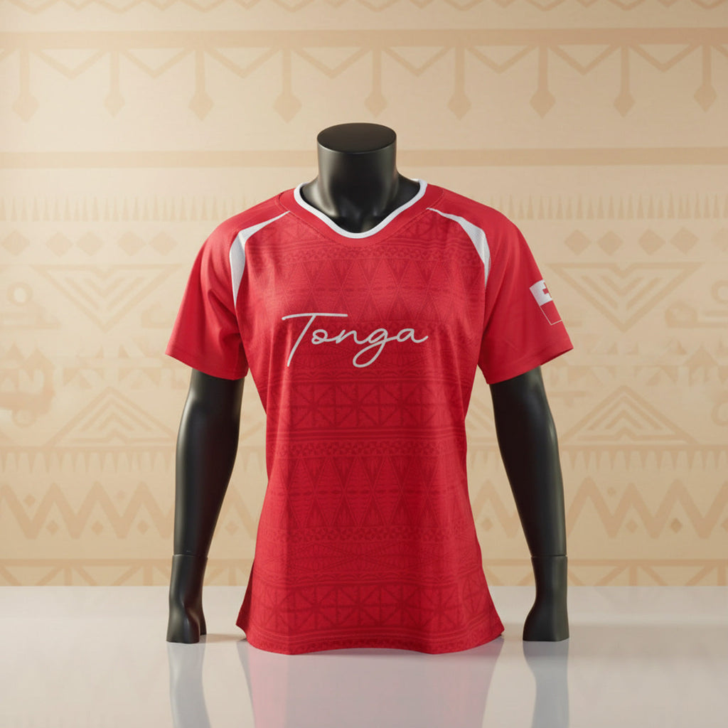 Tonga women's quick dry high performance shirt full sublimation design